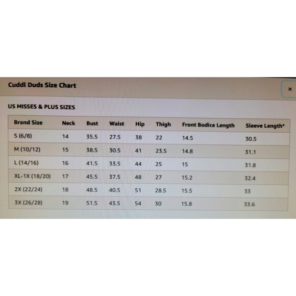 Cuddl Duds ClimateRight Grid Warmth Base Layer Thermal Legging + Crew Top Set, L - Picture 16 of 16